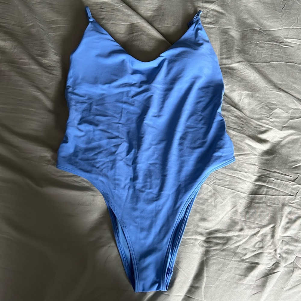 Light blue Aerie one piece bathing suit